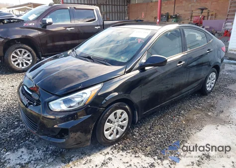 2016 Hyundai Accent Se z USA, uszkodzony, nr VIN KMHCT4AE2GU049477